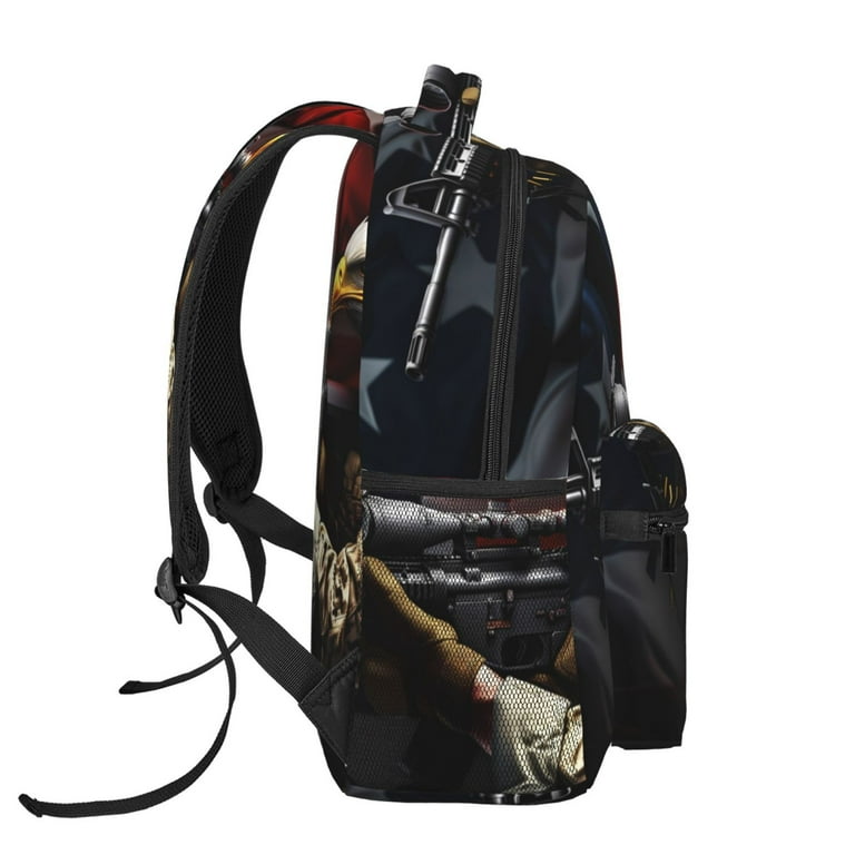 Disketp American Bald Eagle Warrior Backpack for Men and Women -  Lightweight Backpack Classical with Multi-pockets Casual Daypack for  College Workplace Travel - Walmart.com