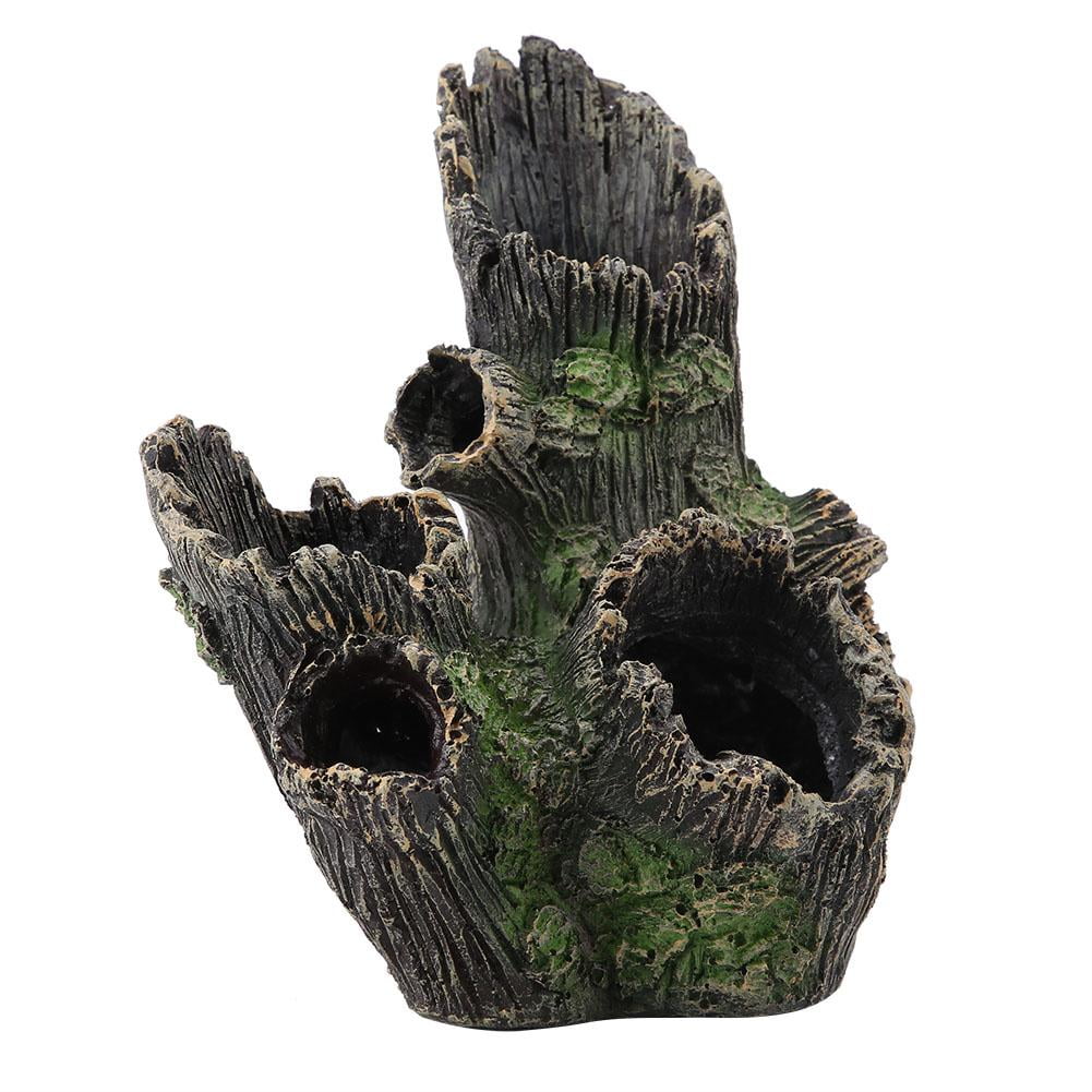 tree stump aquarium decoration