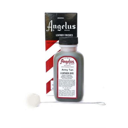 - Angelus Brand Leather Dye w/Applicator, 3 oz