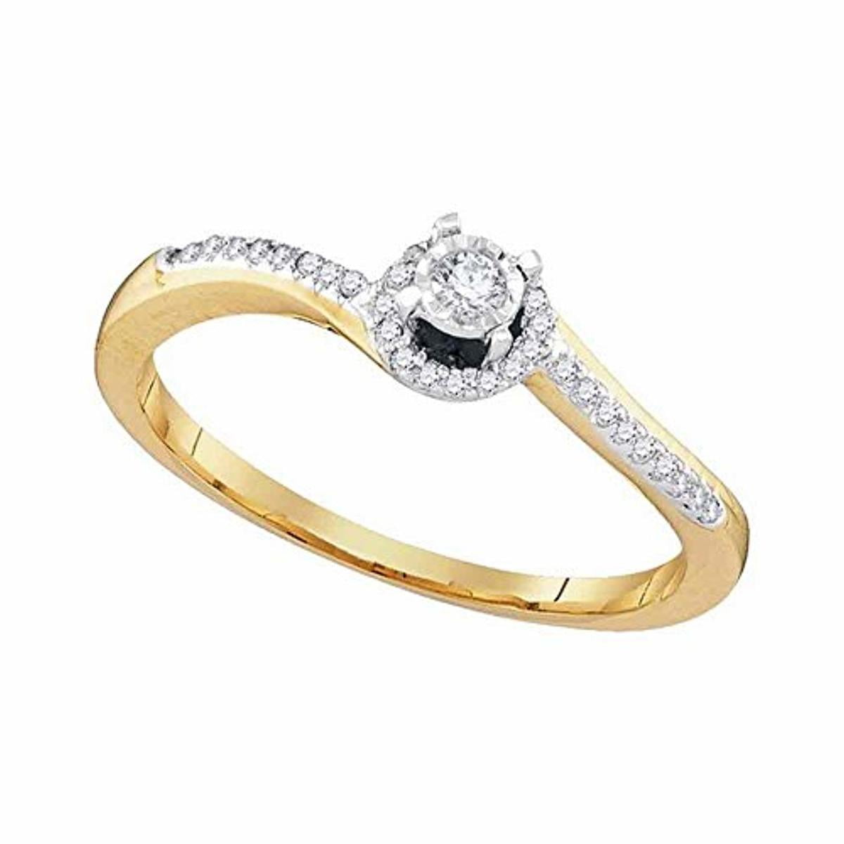 Roy Rose Jewelry Roy Rose Jewelry 10K Yellow Gold Womens Round