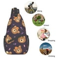 thumbnail image 6 of ZNDUO Sling Bag, Men Shoulder Backpack Small Cross Body Chest Sling Backpack-Cute Teddy Bear Pattern, 6 of 8