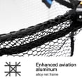 thumbnail image 4 of SAN LIKE Fishing Net Collapsible Telescopic Pole Fishing Net - Folding Extend Rubber Coated Freshwater Saltwater Landing Net for Trout Bass Steelhead Salmon, 4 of 7