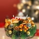 thumbnail image 1 of Corona de anillo Floral artificial BLESIY dorado, 1 of 8