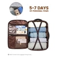 thumbnail image 4 of Mochila de viaje LOVEVOOK 40L para portátil impermeable de 17,3" para mujer, 4 of 9