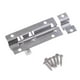 thumbnail image 3 of Pestillo de seguridad para puerta de gabinete de acero inoxidable con perno y tornillos 25 pulgadas, 3 of 6