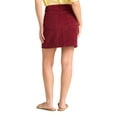 thumbnail image 3 of Time and Tru Women's Corduroy Mini Skirt, Sizes 0-20, 3 of 5