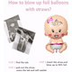 thumbnail image 3 of Baby Shower Niña Decoraciones Globos, Rosa, 3 of 5