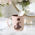 thumbnail image 4 of Organizadores de armario y almacenamiento, Organización y almacenamiento Taza para enjuague bucal Vaso para cepillado doméstico Vaso para lavado práctico Vaso para cepillado en pareja Vaso para pasta, 4 of 6