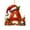 A, variant on Luoshdecor 26 Letter Ornaments Christmas Tree Decoration,Christmas Letter Tree Hanging Pendant with v Xmas Hat,Cute Alphabet for DIY Craft Ornaments (N) 3.1in