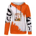 thumbnail image 3 of Long Sleeve Shirts for Women Trendy Round Neck Women's Fashion Halloween Thanksgiving Printed Loose Long Sleeve Blouse Casual Tops Sweatshirt Hoodies Camiseta Mujer, 3 of 5