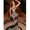 Coffee-L, variant on Leopard Print Lace Corset Dress For Women, Coffee Color, Fitted Stretch