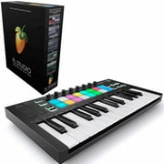 Novation Launch 25-Mini-Key USB Keyboard Controller For Ableton Live bundled with FL Studio 20 Producer Edition