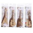 thumbnail image 2 of 4pcs Guitar Shaped Bookmark Bamboo Bookmark with Tassels Reading Book Marks, 2 of 7