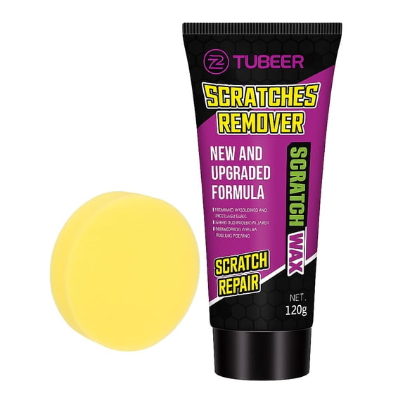 Car Scratch Remover Paste 120g / 4.2oz – Automotive Scratch Repair Compound for Mild Scratches, Swirls & Paint Transfer – Clear Coat Polishing Cream with Applicator – Safe for All Car Paint Colors