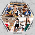 thumbnail image 5 of 2-Piece Set Of Aprons - Unisex Black Apron, Machine Washable Apron, Kitchen Cooking Barbecue Apron (Pocketless, Black) Q01, 5 of 5