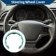 thumbnail image 2 of Funda para volante de cuero artificial PU, protector de volante de ABS de 14.96" Azul Celeste 1 Pc, 2 of 6