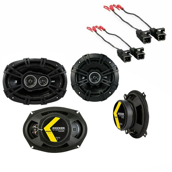 Fit Oldsmobile Intrigue 1998-2002 OEM Speaker Upgrade Kicker DSC5 DSC693 Package