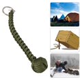 thumbnail image 4 of Llavero de cuerda de paraguas redondo de protección de seguridad Llavero de bola de autodefensa (verde), 4 of 5