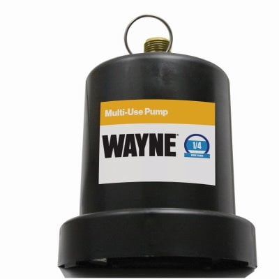 Portable Water Removal Utility Pump, Electric, 1/4-HP -TSC130