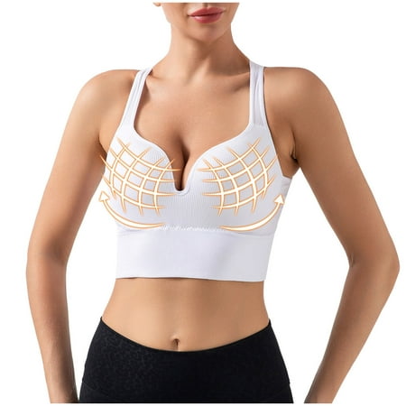 

Sokhug Sports Bras for Women Seamless Comfort Wireless Yoga Underwear