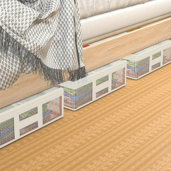 Clear Plastic Storage Bins,Storage Solutions,Foldable Underbed Bag Blanket Clothes Quilt Organizer Breathable Zipper Storage Bag For Bedroom,Foldable Clothes Storage Bags(L 32*19*8in)