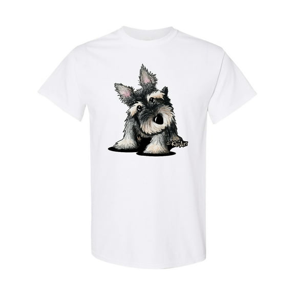 Inktastic Curious Schnauzer T-Shirt