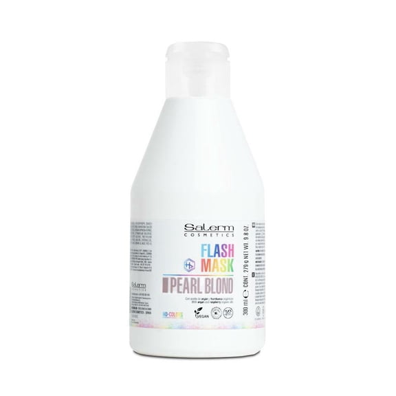 SALERM - HD-COLORS - Colour maintenance Flash Mask Pearl Blond 300 ml / 10.14 fl.oz
