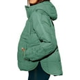 thumbnail image 6 of Womens Quilted Pullover Puffer Jacket Lightweight Oversized Hooded Winter Puffer Coat Light Warm Outerwear Pockets, 6 of 6