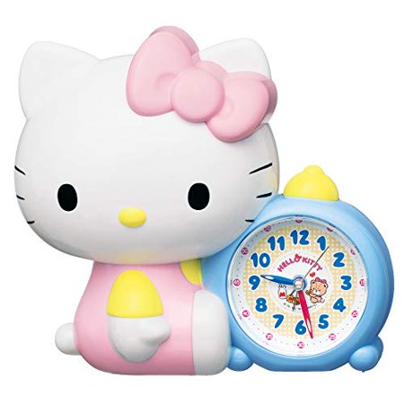 Seiko Clock Hello Kitty Alarm Clock White 184x202x118mm JF382A