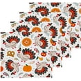 thumbnail image 2 of SKYSONIC Thanksgiving Turkey Washcloths Set of 6, Highly Absorbent Soft Cotton Fingertip Towels for Bathroom, Kitchen, Gym, Spa, Home Decor, 12 x 12 Inch, 2 of 7