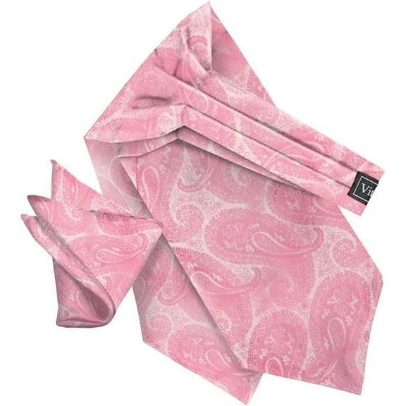 Vittorio Farina Paisley Tone On Tone Ascot & Pocket Square