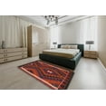 thumbnail image 5 of Ahgly Company Machine Washable Indoor Round Contemporary Sepia Brown Area Rugs, 6' Round, 5 of 7