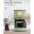 thumbnail image 2 of Amaste Cafetière à Filtre, Machine à Café avec Cafetière en Verre de 25 Oz, Cafetière Style Rétro avec Filtre Réutilisable et Trois Modes d'Infusion, 30 Minutes-W, 2 of 8