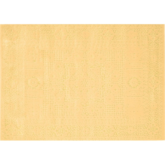 Ahgly Company Indoor Rectangle Solid Brown Modern Area Rugs, 4' x 6'