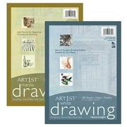 Angle View: Pacon - Art1st Drawing Paper Sheet - 9" x 12" - Heavy-Weight White