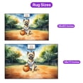 thumbnail image 5 of Happy Father's Day Cairn Terrier Playing Basketball with Best Dad Jersey Indoor Rug Cairns Dog Lover Carpet Living Bed Room Sofa Home Decor - 13006, 5 of 5