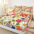 thumbnail image 3 of Castle Fairy 4-Piece King Retro Botanical Sheet Set, 3 of 7