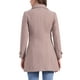 thumbnail image 3 of Abrigo largo clásico de una sola botonadura para mujer INSPIRE CHIC con bolsillos S rosa polvo, 3 of 6