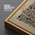 thumbnail image 2 of IDEA4WALL Extra Large Framed Canvas Print Wall Art Black and Tan Neutral Tone Landscape Illustration Abstract Geometric Shape Wall Decor Vintage Oversized Artwork for Living Room - 60"x30", 2 of 5