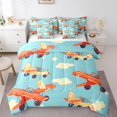 thumbnail image 1 of YST Cartoon Aircraft Comforter Set Bed in a Bag, King Size, 7 Pieces, 1 of 5