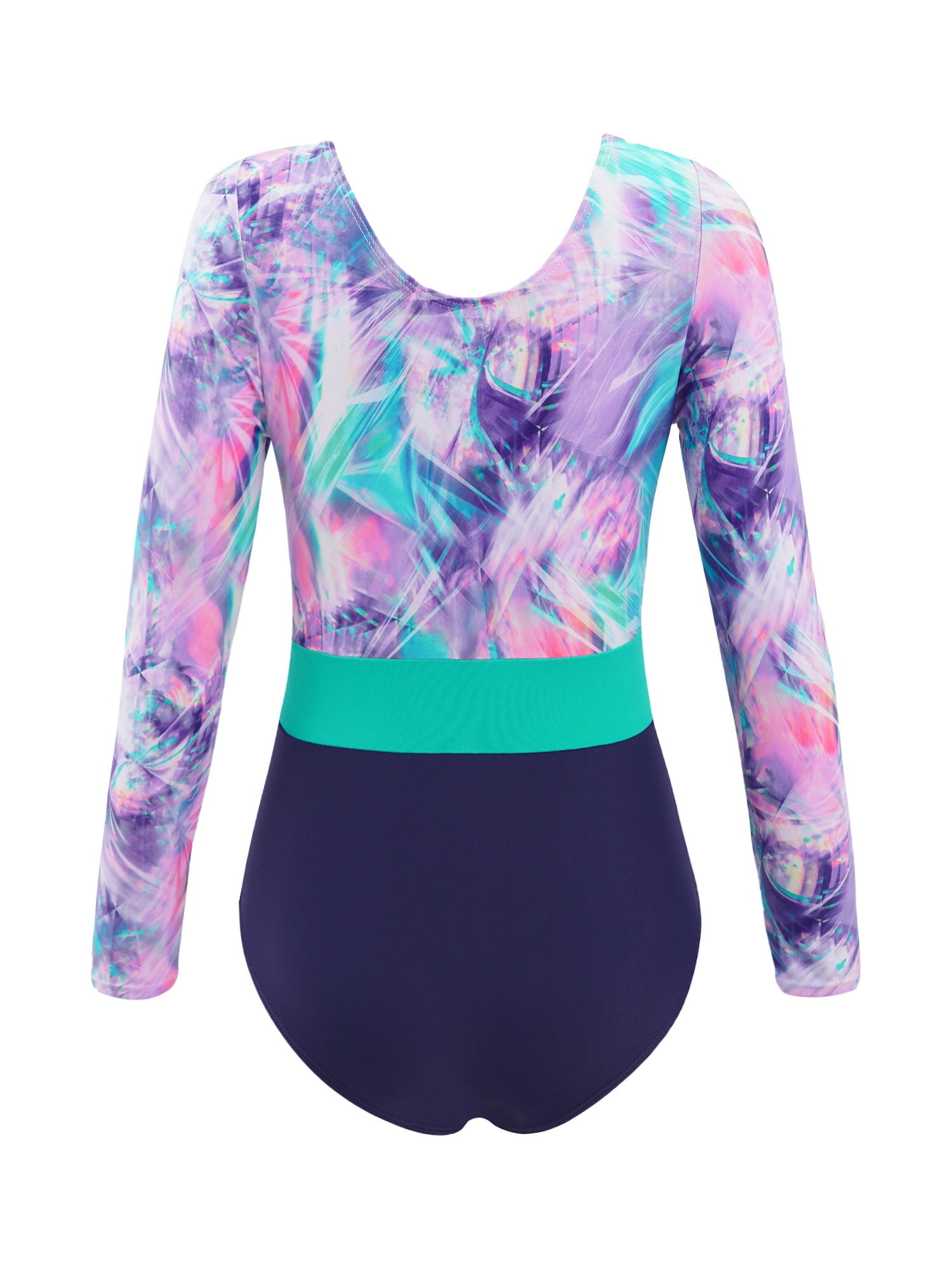 Kids Girls Sleeveless Figure Skating Bodysuit Ballet Dance Jersey Gymnastics Leotard Tops Shiny Rhinestones Tank Unitard Costume