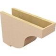 thumbnail image 5 of 6"W x 18"D x 12"H Classic Van Buren Rough Cedar Woodgrain TimberThane Corbel, Primed Tan, 5 of 6