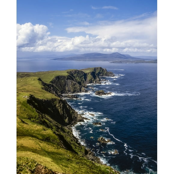 Clare Island, Co Mayo, Ireland; View From Knockmore To Achill Island And Corraun by The Irish Image Collection / Design Pics (26 x 32)