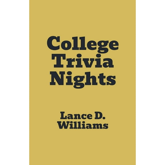 College Trivia Nights, (Paperback)