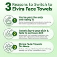 thumbnail image 3 of 100 Count Disposable Face Towels, Biodegradable Skincare Facial Cleansing Towels, Ultra Soft & Thick Makeup Remover Dry Wipes, Lint-Free & Vegan for Sensitive Skin, Travel Essential, 3 of 4