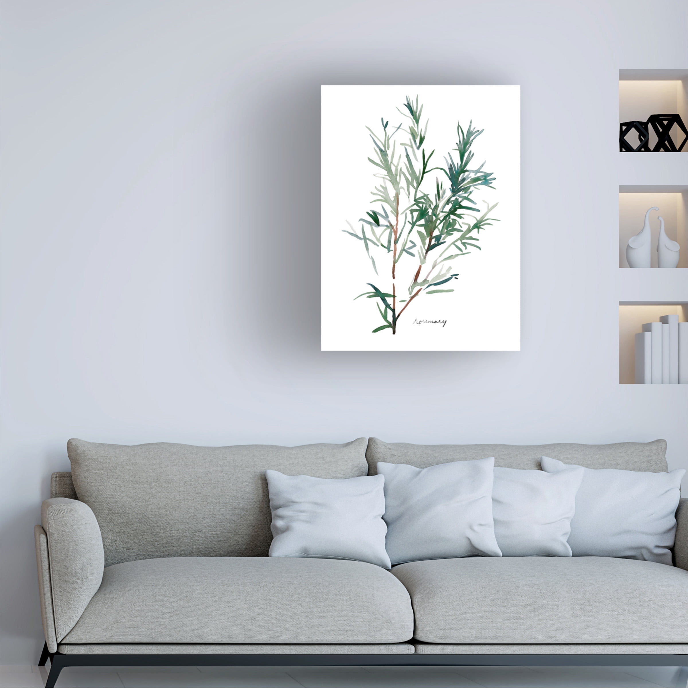 Emma Scarvey 'Herb Garden Sketches IV' Canvas Art