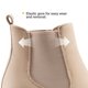 thumbnail image 4 of Botas Chelsea Nude con Tacón Grueso Alto de DREAM PAIRS, 4 of 7