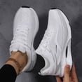 thumbnail image 6 of ibiyuan Armadillo Shoes Women Womens Sneakers Size 8 Hands-Free Arch Support Wide Toe Walking Shoes with Wide Width Cushion Non- Mesh Workout Running Tennis Casual Workout Gym Shoes, 6 of 8