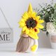 thumbnail image 3 of Juego de 2 decoraciones de Pascua de gnomo de primavera, muñeco de peluche sin rostro de gnomo de girasol de verano hecho a mano, decoración de cocina de girasol de granja de primavera, adorno de gno TUNC Sencillez, 3 of 5