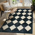 thumbnail image 1 of Lahome Machine Washable Area Rugs for Bedroom Aesthetic, 4x6 Soft Living Room Area Rug Non Slip Entryway Rugs, Moroccan Trellis Printed Black and Whi, 1 of 9